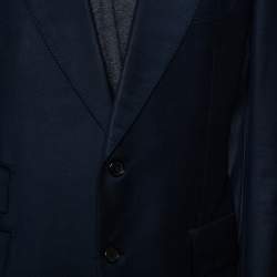Pre Owned Tom Ford Midnight Blue Wool Suit 3XL