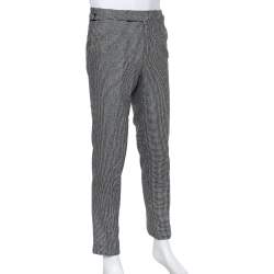 Pre Owned بنطلون توم فورد بيد دي بول أو كونور صوف مونوكرومي مقاس متوسط - ميديوم