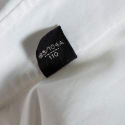 Pre Owned قميص توم فورد بوبلين قطن أبيض  بأكمام أسطوانية مقاس كبير جدًا جدًا - إكس إكس لارج