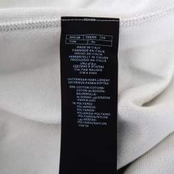 Pre Owned Tom Ford Grey Cotton Knit Zip Front Point Collar Sweatshirt XL