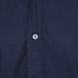 مملوكة مسبقًا Tom Ford Two Tone Coated Cotton Button Front Shirt XXL 