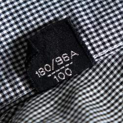 مملوكة مسبقًا Tom Ford Black Micro Check Cotton Button Front Shirt XL