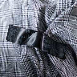 Pre Owned Tom Ford Grey Checkered Cotton Button Front Shirt XL  