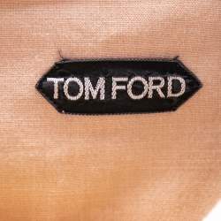 Pre Owned Tom Ford Beige Cotton Patch Pocket Detail Button Front Shirt XL