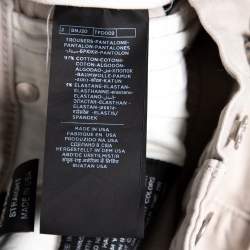 Pre Owned Tom Ford Light Beige Denim Straight Fit Stretch Jeans M