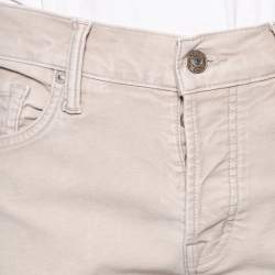 Pre Owned Tom Ford Light Beige Denim Straight Fit Stretch Jeans M