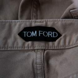 مملوكة مسبقًا بنطلون جينز توم فورد قصة مستقيمة دنيم بيج مقاس كبير