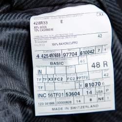 Tom Ford Brown Wool & Cashmere Straight Leg Pants M
