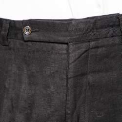 Pre Owned Tom Ford Black Linen Straight Leg Pants L