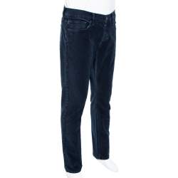 Pre Owned Tom Ford Blue Cotton Straight Fit Jeans L
