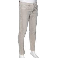 Tom Ford Grey Corduroy Slim Fit Pants L