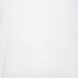 Pre Owned Tom Ford White Knit Long Sleeve T-Shirt XXL