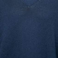 Tom Ford Navy Blue Cashmere Knit Sweater XXL