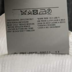 Pre Owned Tom Ford Grey Wool Waist Buckle Detail Regular Fit Trousers XL