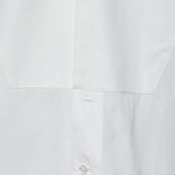 Pre Owned Tom Ford White Textured Cotton Shirt M