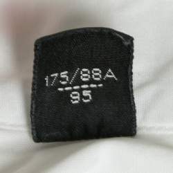 Pre Owned Tom Ford White Textured Cotton Shirt M