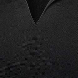 Pre Owned Tom Ford Black Cotton Short Sleeve Polo T-Shirt XL