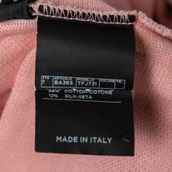 Pre Owned Tom Ford Pink Cotton Short Sleeve Polo T-Shirt XL