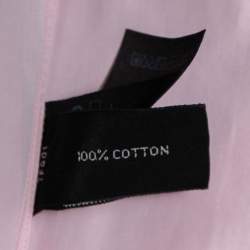 Pre Owned Tom ford Pink Cotton Long Sleeve Button Front Shirt L