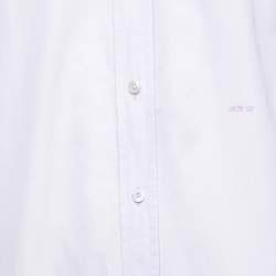 Pre Owned Tom Ford Lavender Cotton Button Front Shirt L