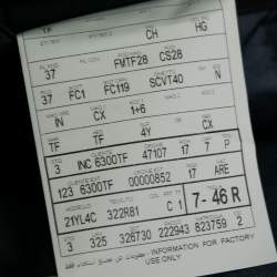 Pre Owned Tom Ford Navy Blue Pin Striped Wool Single Breasted Blazer & Pant Suit S