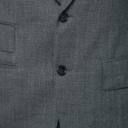 Tom Ford Grey Wool Single Breasted Windsor Single Breasted Blazer & Pant  Suit S Tom Ford | TLC