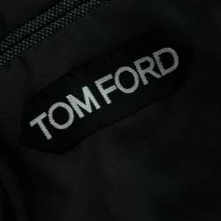 Pre Owned Tom Ford Grey Wool Single Breasted Windsor Single Breasted Blazer & Pant Suit S