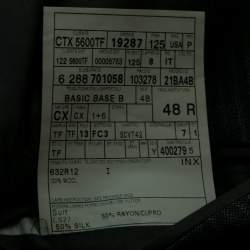 Pre Owned Tom Ford Grey Striped Wool Single Breasted Blazer & Pant Suit M