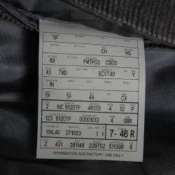 Pre Owned Tom Ford Grey Corduroy Single-Breasted Suit S