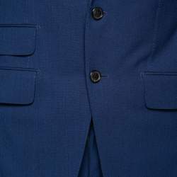 Pre Owned Tom Ford Blue Wool Single-Breasted Suit S