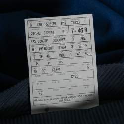 Pre Owned Tom Ford Blue Wool Single-Breasted Suit S