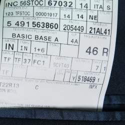 Pre Owned Tom Ford Midnight Blue Wool Single Breasted Three Piece Suit S