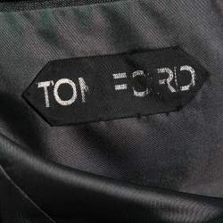 Pre Owned Tom Ford Charcoal Grey Wool Single-Breasted Three-Piece Suit M