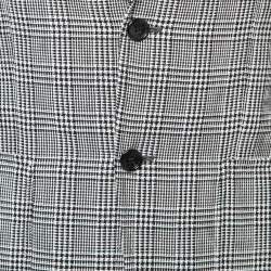Pre Owned Tom Ford Black Glen Check Wool Single-Breasted Blazer S