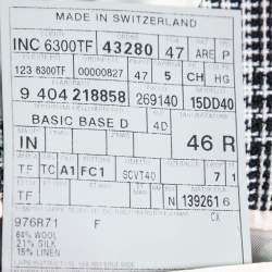 Pre Owned Tom Ford Black Glen Check Wool Single-Breasted Blazer S