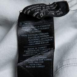 Pre Owned Tom Ford Grey Cotton Long Sleeve Shirt L   