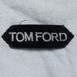 Pre Owned Tom Ford Grey Cotton Long Sleeve Shirt L   