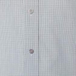 Tom Ford White Check Cotton Button Front Shirt 3XL