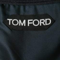 Tom Ford Dark Grey Patterned Wool Suit M
