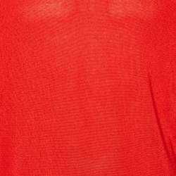 Pre Owned Tom Ford red Cotton Knit Long Sleeve Jumper XXL
