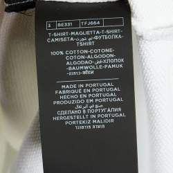 Pre Owned Tom Ford White Cotton Pique Polo T-Shirt S
