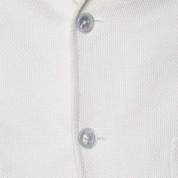 Tom Ford Cream Textured Cotton Blazer S