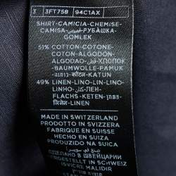 Tom Ford Black Cotton Button Front Shirt S