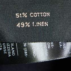 Tom Ford Black Cotton Button Front Shirt S