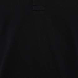 Pre Owned Tom Ford Black Cotton Pique Polo T-Shirt M