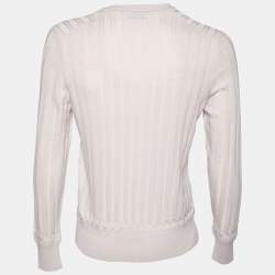 Pre Owned Tom Ford Pink Cashmere & Silk V-Neck Sweater L