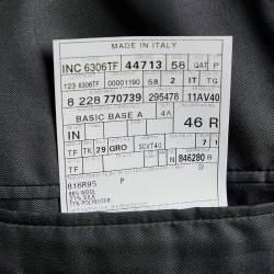 Pre Owned Tom Ford Black Brocade Cotton & Silk Blazer S