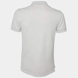 Pre Owned Tom Ford Beige Cotton Pique Polo T-Shirt M
