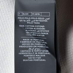 Pre Owned Tom Ford Beige Cotton Pique Polo T-Shirt M