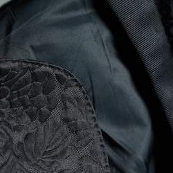 Tom Ford Black Floral Jacquard Button Front Blazer S